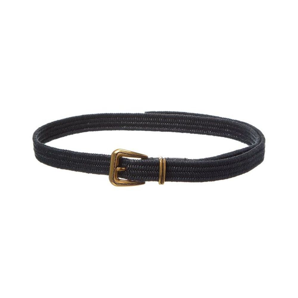 Brunello Cucinelli Woven Belt, Black